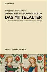 Book cover of Lyrik (Minnesang - Sangspruch - Meistergesang) und Dramatik by Wolfgang Achnitz