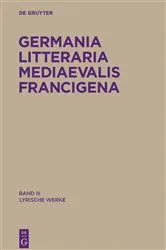 Book cover of Lyrische Werke by Volker Mertens