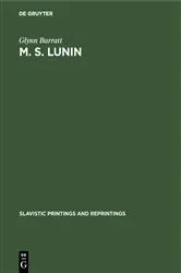 Book cover of M. S. Lunin by Unknown