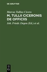 Book cover of M. Tullii Ciceronis De Officiis (4th ed.) by Marcus Tullius Cicero