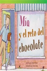Book cover of Mía y el reto del chocolate by Janeen Brian