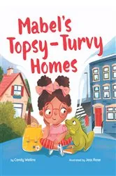 Book cover of Mabel's Topsy-Turvy Homes by Candy Wellins