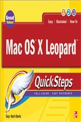 Book cover of Mac OS X Leopard QuickSteps by Guy Hart-Davis