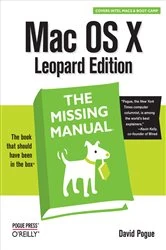 Book cover of Mac OS X Leopard: The Missing Manual by David Pogue