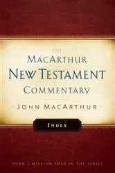 Book cover of MacArthur New Testament Commentary Index by John MacArthur
