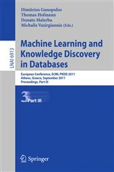Book cover of Machine Learning and Knowledge Discovery in Databases, Part III by Dimitrios Gunopulos
