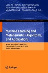 Book cover of Machine Learning and Metaheuristics Algorithms, and Applications by Sabu M. Thampi