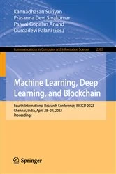 Book cover of Machine Learning, Deep Learning, and Blockchain by Kannadhasan Suriyan