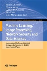 Book cover of Machine Learning, Image Processing, Network Security and Data Sciences by Naveen Chauhan