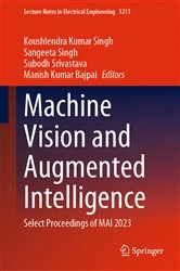 Book cover of Machine Vision and Augmented Intelligence by Koushlendra Kumar Singh