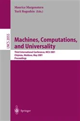 Book cover of Machines, Computations, and Universality by Maurice Margenstern