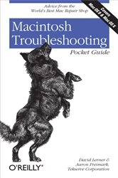 Book cover of Macintosh Troubleshooting Pocket Guide for Mac OS by David Lerner