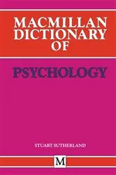 Book cover of Macmillan Dictionary of Psychology by Stuart Sutherland