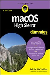 Book cover of macOS High Sierra For Dummies by Bob LeVitus