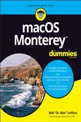 Book cover of macOS Monterey For Dummies by Bob LeVitus