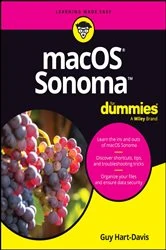 Book cover of macOS Sonoma For Dummies by Guy Hart-Davis