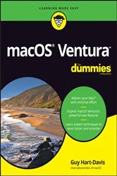 Book cover of macOS Ventura For Dummies by Guy Hart-Davis