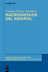 Book cover of Macrosintaxis del español by Unknown