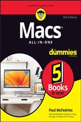 Book cover of Macs All-in-One For Dummies (6th ed.) by Paul McFedries