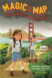 Book cover of Magic on the Map #4: Escape From Camp California by Courtney Sheinmel