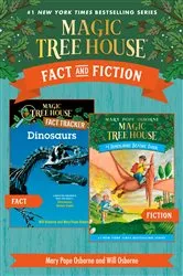 Book cover of Magic Tree House Fact & Fiction: Dinosaurs by Mary Pope Osborne