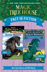 Book cover of Magic Tree House Fact & Fiction: Horses by Mary Pope Osborne