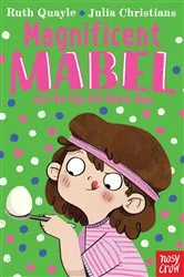 Book cover of Magnificent Mabel and the Egg and Spoon Race by Ruth Quayle