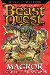 Book cover of Magror, Ogre of the Swamps by Adam Blade