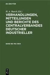 Book cover of Mai 1904 by H. A. Bueck
