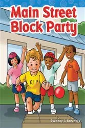 Book cover of Main Street Block Party by Suzanne Barchers