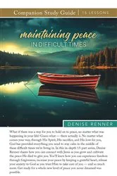 Book cover of Maintaining Peace in Difficult Times Study Guide by Denise Renner