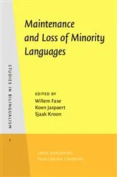 Book cover of Maintenance and Loss of Minority Languages by Willem Fase