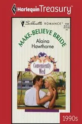 Book cover of MAKE-BELIEVE BRIDE by Alaina Hawthorne