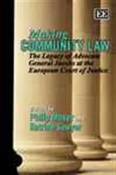 Book cover of Making Community Law by Unknown