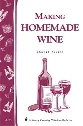 Book cover of Making Homemade Wine by Robert Cluett