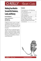 Book cover of Making Your Mark in Second Life: Business, Land, and Money by Taran Rampersad