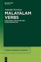 Book cover of Malayalam Verbs by Amanda Swenson