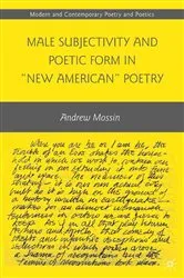 Book cover of Male Subjectivity and Poetic Form in 