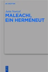 Book cover of Maleachi, ein Hermeneut by Jutta Noetzel