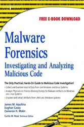 Book cover of Malware Forensics by Casey BS, MA, Eoghan