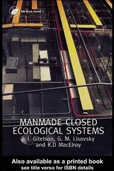 Book cover of Man-Made Closed Ecological Systems by J.I. Gitelson