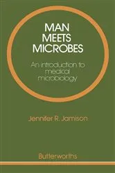 Book cover of Man Meets Microbes by Unknown