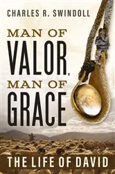 Book cover of Man of Valor, Man of Grace by Charles R. Swindoll