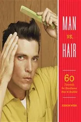 Book cover of Man vs. Hair by Unknown