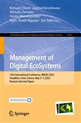 Book cover of Management of Digital EcoSystems by Richard Chbeir
