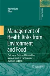 Book cover of Management of Health Risks from Environment and Food by Hajime Sato
