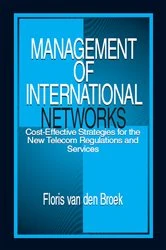 Book cover of Management of International Networks by Floris van den Broek