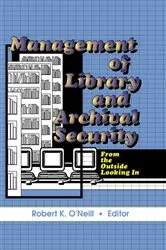 Book cover of Management of Library and Archival Security by Unknown