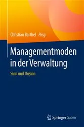 Book cover of Managementmoden in der Verwaltung by Unknown