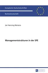 Book cover of Managementstrukturen in der SPE by Jan Henning Martens